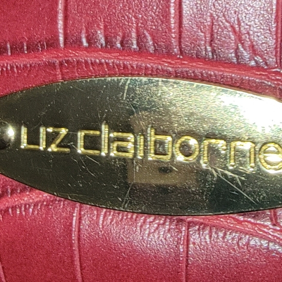 Liz Claiborne shoulder/handbag red - Picture 6 of 7